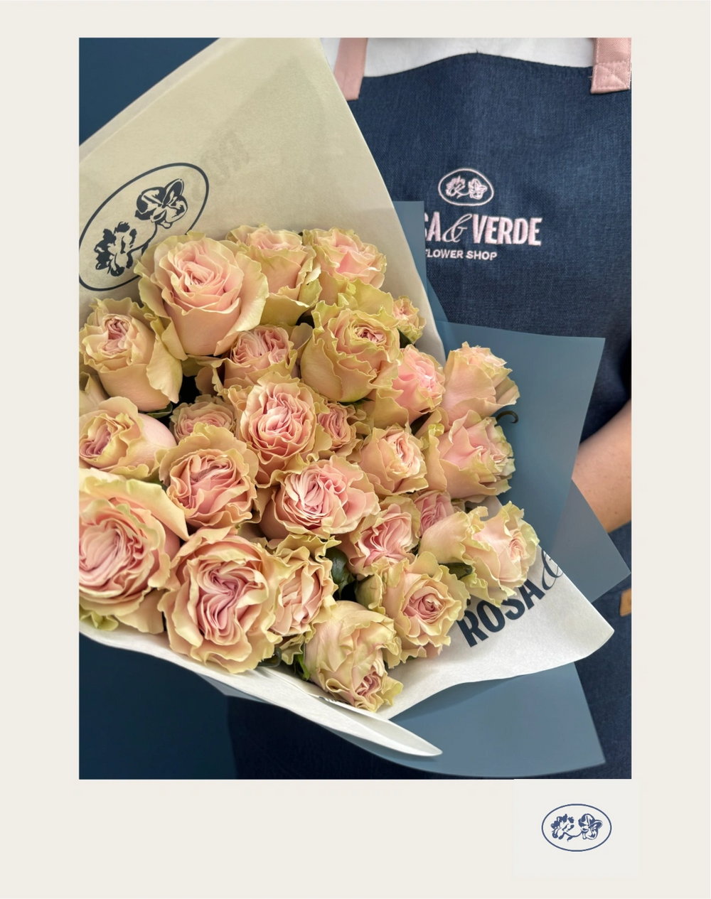 Bouquet Yolanda de rosas premium de temporada